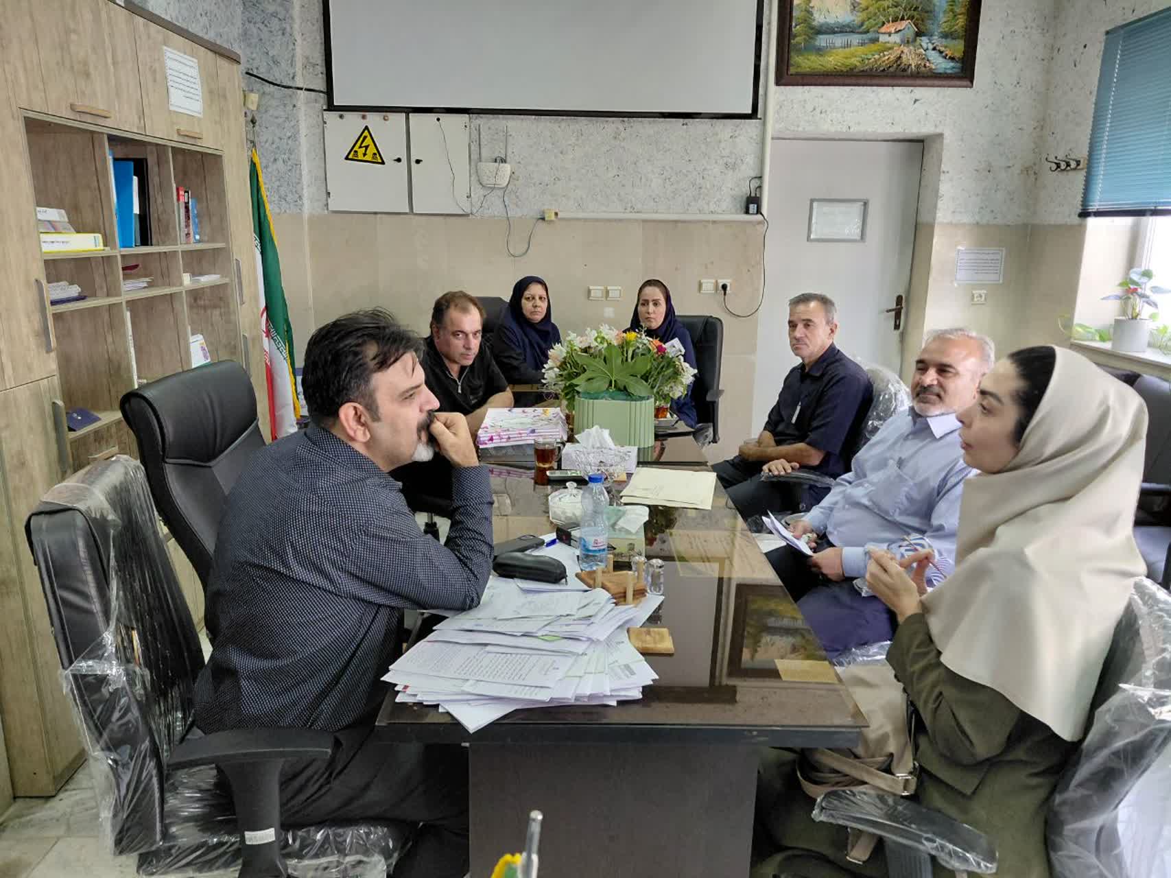 نشست آماده‌سازی جهت دریافت مجوز IPD (گردشگری سلامت) برای بیمارستان شهید مطهری گنبد برگزار شد .